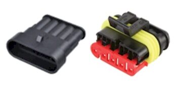 ปลั๊กเชื่อมต่อ AMP – TE Connectivity 5 Pin 282107-1 282089-1