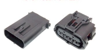 ปลั๊กเซ็นเซอร์เร่งความเร็ว TOYOTA SUBARU MAZDA Acceleration Deceleration Sensor Plug 6 Pin 6189-1083 Male 6189-1083